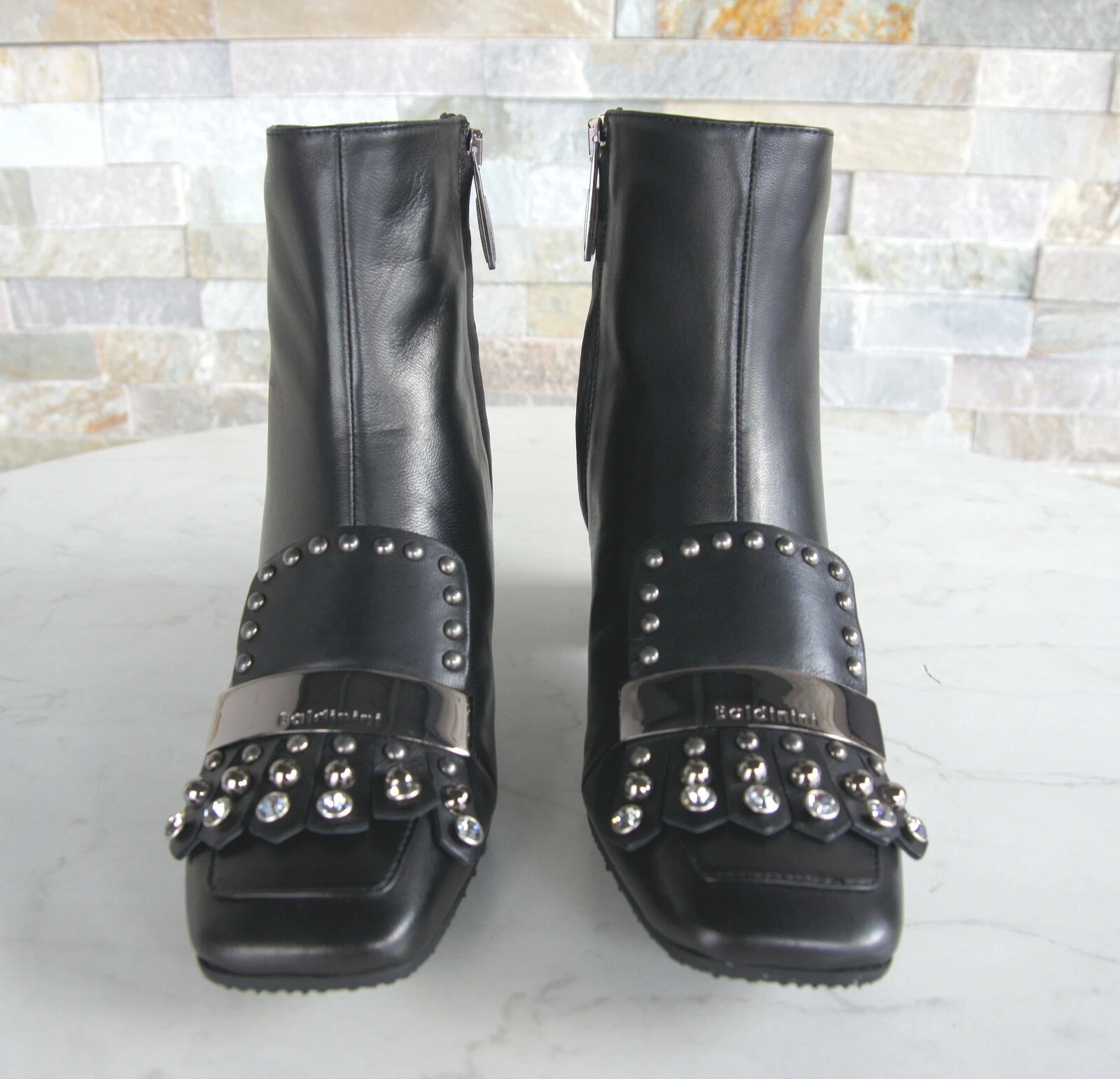 Baldinini EU 37.5 ankle boots booties boots shoes black New former RRP €575 - product detail image 3