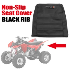 For Honda TRX 400 EX TRX 400 1999-2007 Non-Slip Seat Cover Ribbed Gripper Black