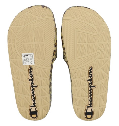 CHAMPION Women's IPO Print Slide Sandals sz 9 Black Leopard CPS10468W - Picture 3 of 3