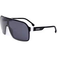 Carrera Men's 99mm Black White Sunglasses CA1046-S-80S-IR