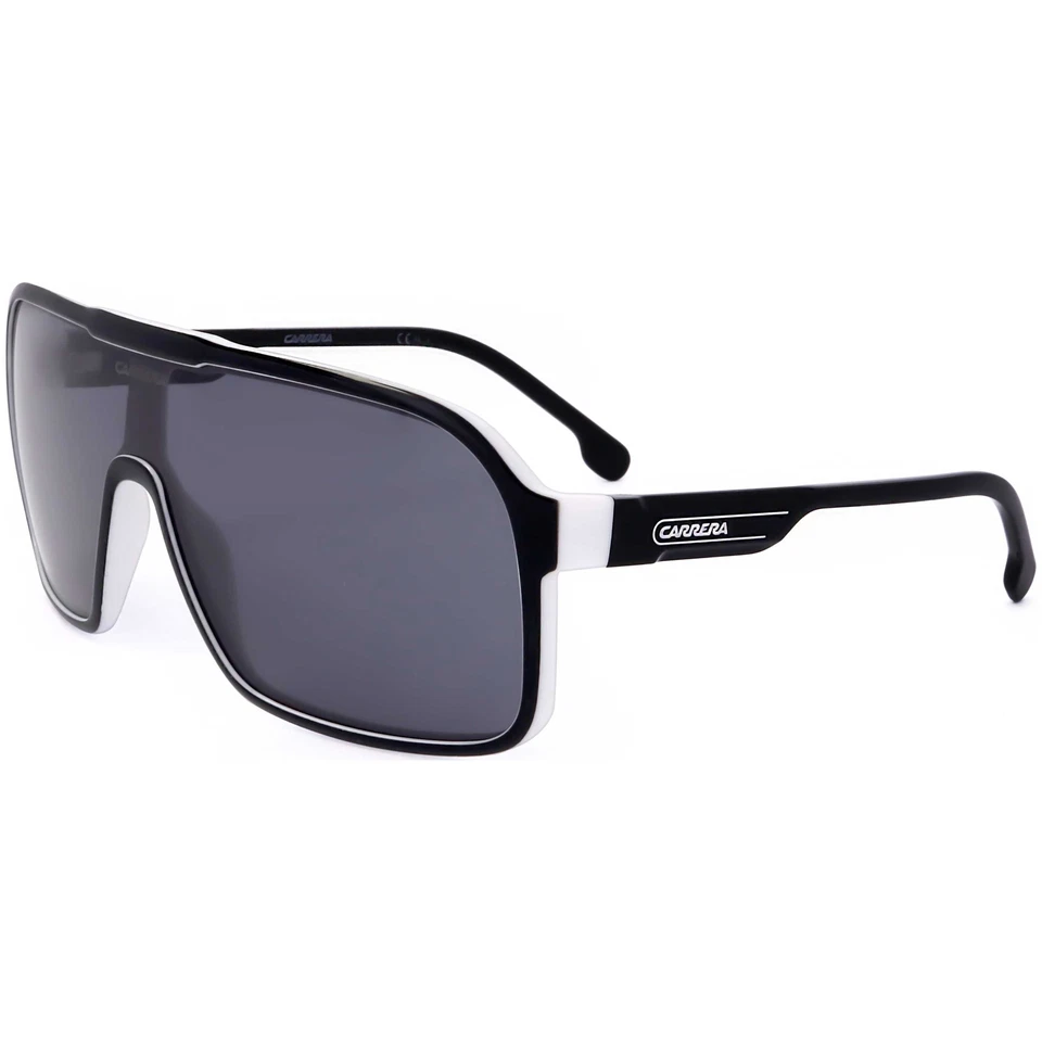 Carrera Men's 99mm Black White Sunglasses CA1046-S-80S-IR