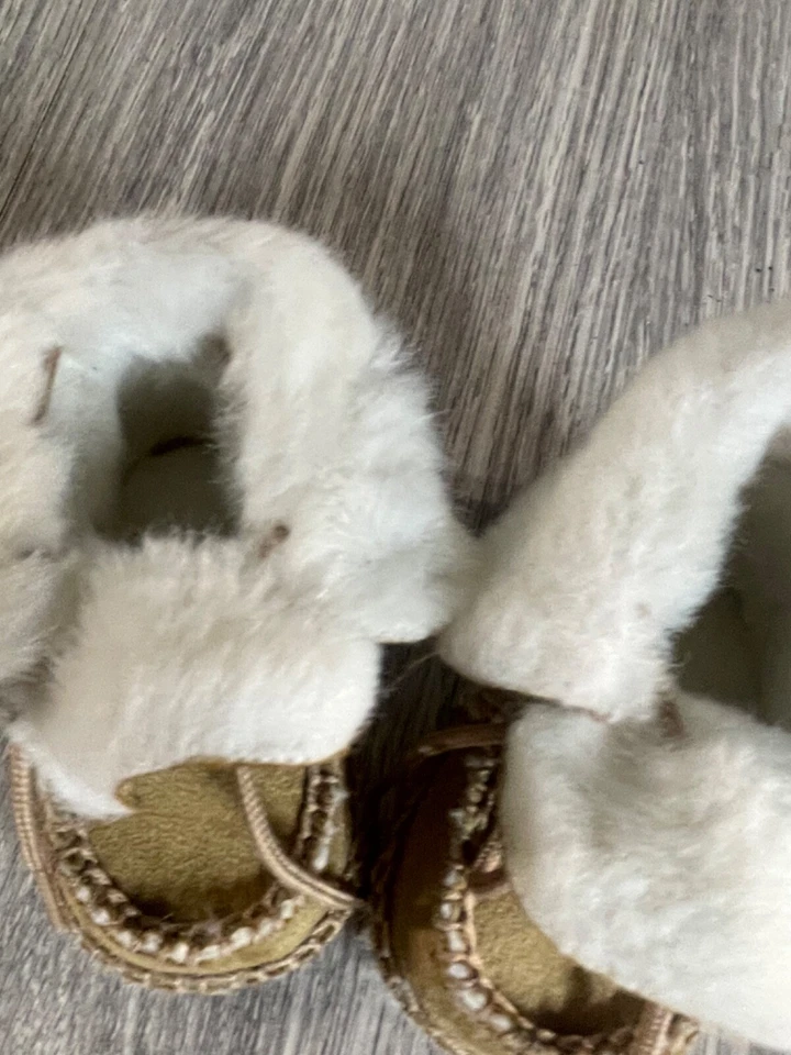 Tommy Hilfiger винтажная пара Baby 1 месяц мокасины ботинки Baby Shoes - Изображение 4 из 4