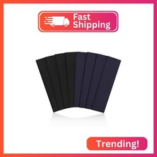 Fishinsea 8 Pack Sport Headbands for Women, Elastic Soft Fabric Non-Slip Hair Ba