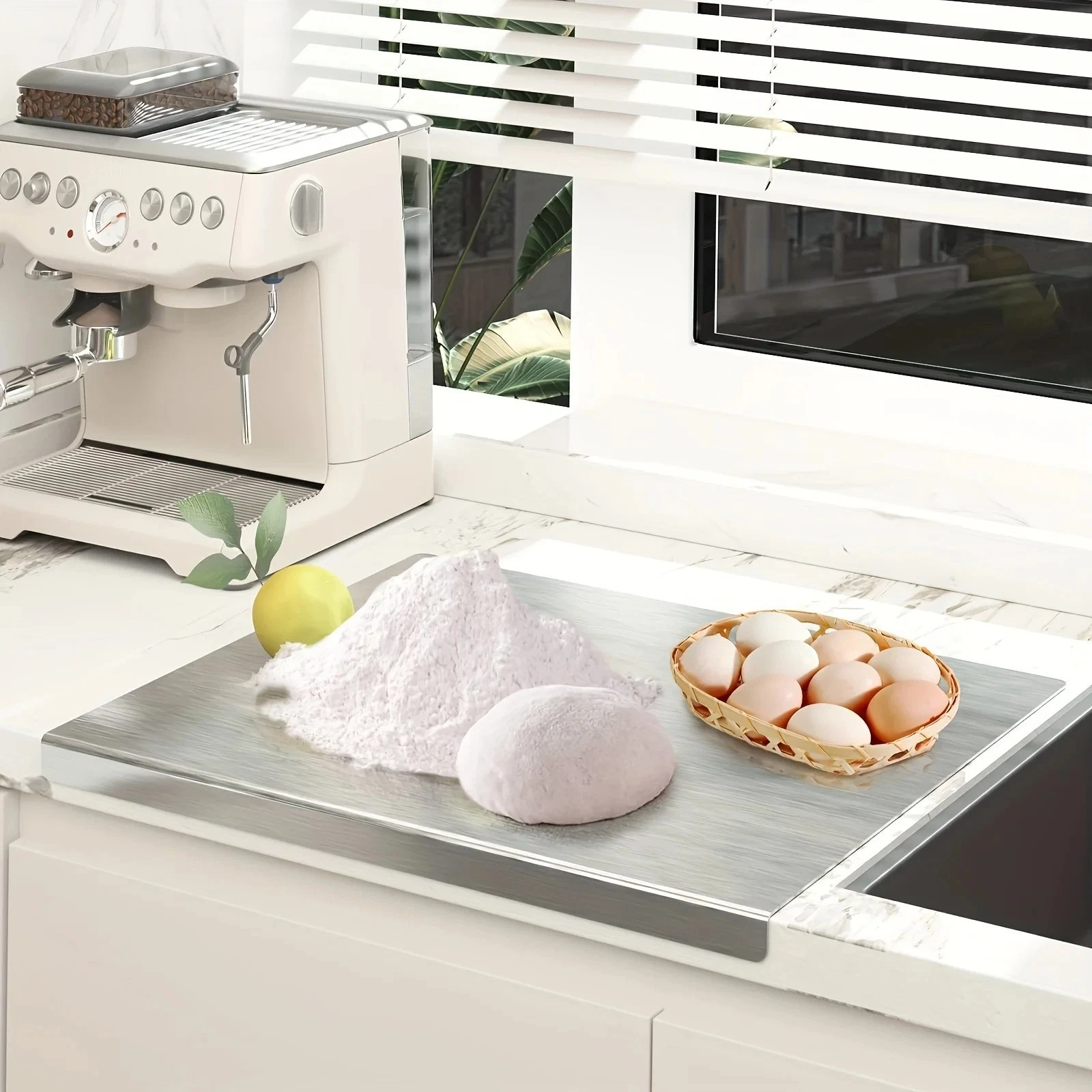 Stainless Steel Cutting Chopping Board Dough Board Meat Bread Kitchen Worktop UK
Opens in a new wind