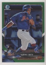 2018 Bowman Chrome Green Refractor /99 Dominic Smith #44 04ie