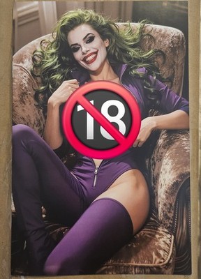 Keys Comics #2 Pin-Up Gallery Lady Joker Topless Cover 
