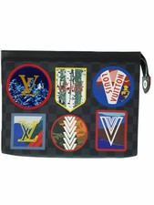 Louis Vuitton Damier Graphite Black Pochette Voyage Clutch Bag