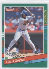 1991 Donruss Chris Gwynn (1 Orange Stripe on Right Border) #598 0q1p