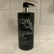 BOTANICAL SPA THERAPY ~ STRESS RELIEF EUCALYPTUS MINT BODY WASH Shea Aloe