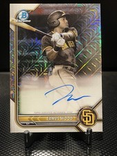 James Wood 2022 Bowman Chrome Mega Box Mojo Refractor Auto  #BMA-JW