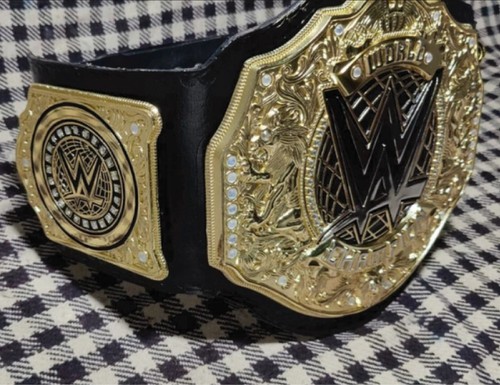 NEW World Heavy Weight Championship Replica Title Belt Adult 4mm Die Casting - Picture 3 of 10