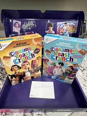 🔥 K-Pop Cinnamon Toast Crunch x KPop Demon Hunters Box Set New