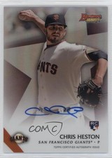 2015 Bowman's Best Best of 2015 Auto Refractor Chris Heston #B15-CH Auto fm0