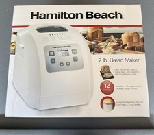 Hamilton Beach HomeBaker Bread Machine White New In Box Never Used