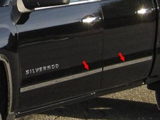Ss Molding Insert 4pc Fits 2014-2018 Chevy Silverado Mi54185 Qaa