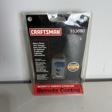 Craftsman Garage Door Remote 953680 Blue Buttons 3 Function Compact Portable New