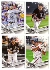 2017 Topps Walmart Holiday Snowflake - CHICAGO WHITE SOX Team Set 