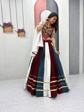 Bollywood Designer Pure Cotton Lehenga Choli Indian Wedding Bridal Dress