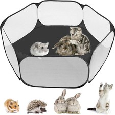 Laufstall Kleintiere Pop Up Faltbar Käfig Zelt Haustiergehege 120x90cm