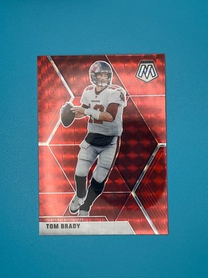 2020 Panini Mosaic #135 Tom Brady RED VARIANT - NFL Trading Card