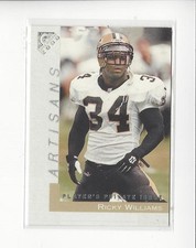 2000 Topps Gallery Player's Private Issue #150 Ricky Williams ART Saints /250