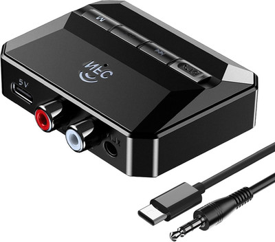 Bluetooth Receiver, Nfc-Enabled Rca/3.5Mm AUX USB Drive/Tf Card Outputs, Wireles