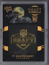 2015 Panini Black Gold Draft Symbols Holo Gold 1/1 Ty Montgomery #DRFT-34 8p8