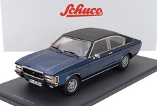 1972 Ford Granada Coupe Blue Metallic 1/18 Schuco 18U00070
