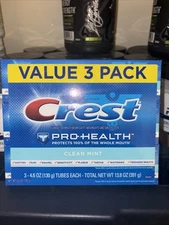 Crest Pro-Health Smooth Formula Toothpaste - Clean Mint, Pack of 3, 4.6 oz