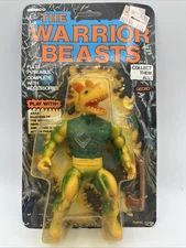 Vintage 1982 Remco Warrior Beasts Gecko Zardus Figure Sealed