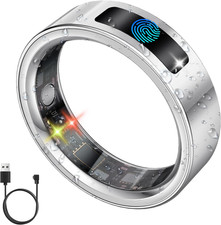 Smart Ring for Women Men, Fitness Tracker Ring with Heart Rate/Women'S Health/Sl