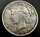 1922 Peace Dollar Silver $1 Coin Philadelphia Mint Circulated