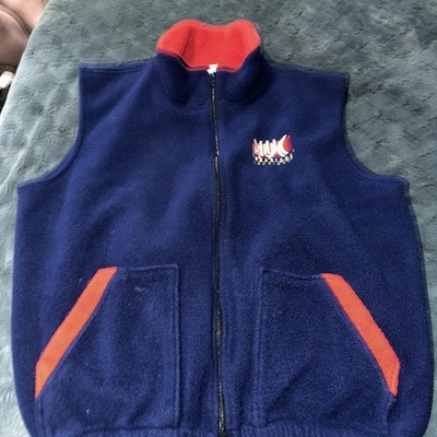 Vintage Jemco NYC Marathon Fleece Vest Size Large Made In USA 80s/90s