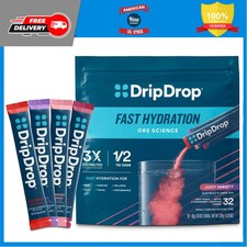 DripDrop Hydration Electrolyte Powder Variety Pack 32 Count Drink Mix Packets