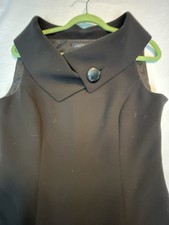 Tahari Sz8 Black Cocktail Doris Day Hepburn Classic Party Tiffany’s Elegant