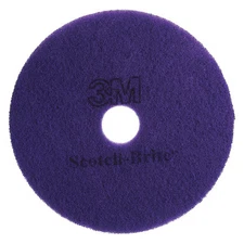 Scotch-Brite 08421 Diamond Floor Pad Plus, 27 In, Purple, Pk5