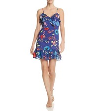 Parker Womens Erica A-line Dress, blue, 4