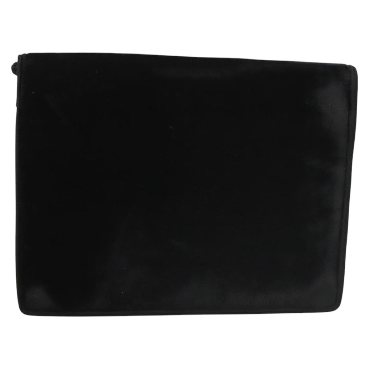 Borsa a tracolla Yves Saint Laurent in velluto nero autentica