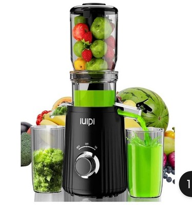 Luipi Cold Press Masticating Juicer For Vegetables And Fruit SHIPS SAME DAY