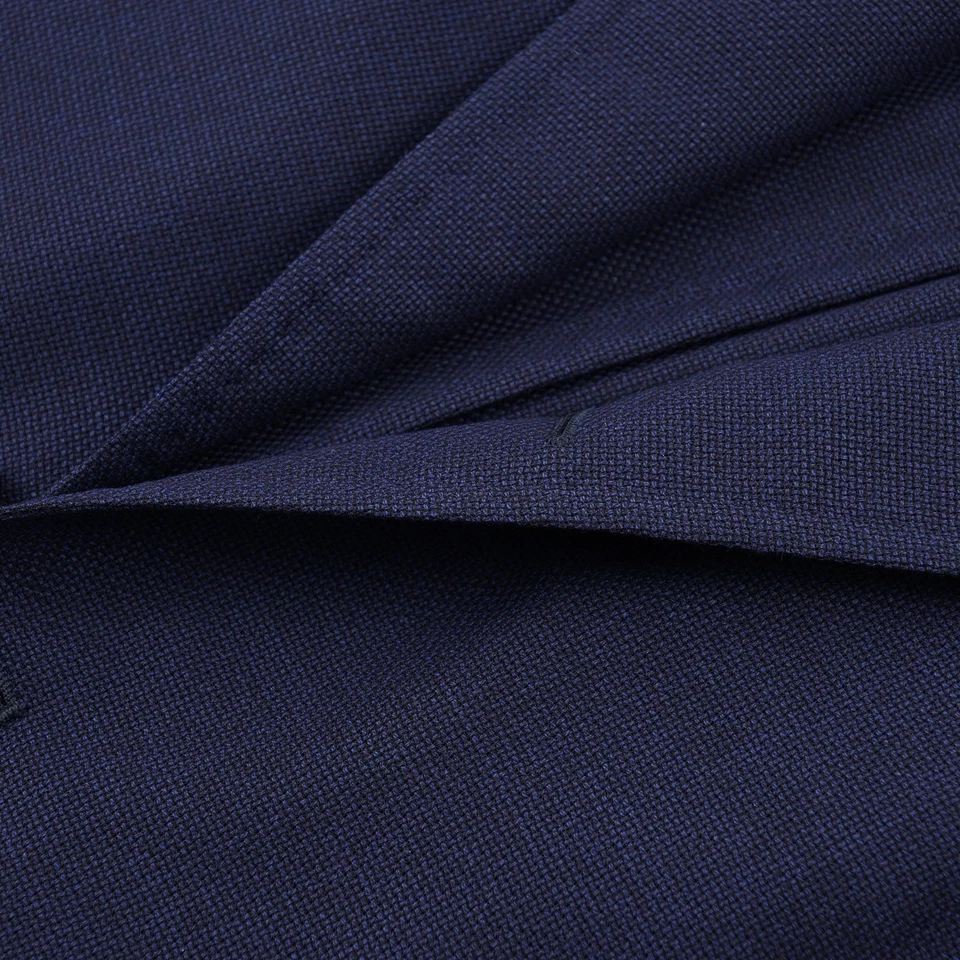 Stile Latino Napoli 定制编织 Hopsack 羊毛运动外套 38R (Eu 48) 全新带标签 — 第 3/4 张图片