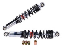 StoßDäMpfer Satz YSS Schwarz Chrom 300Mm FüR Puch Maxi, Tomos