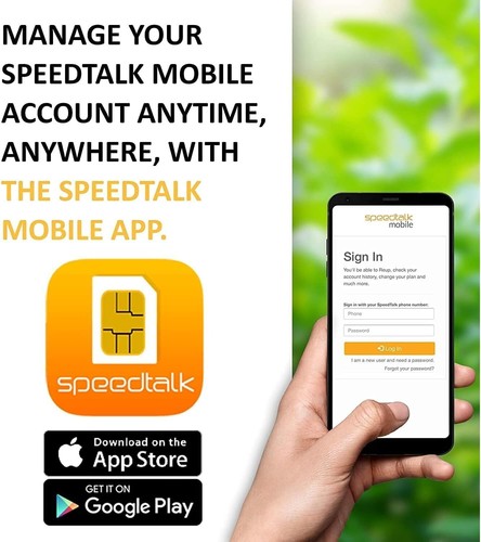 SpeedTalk Mobile Keep Your Own Phone Prepaid Aktywacja 3-w-1 Zestaw kart SIM - Zdjęcie 7 z 9