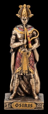 Osiris Figur Miniatur - Ägyptischer Gott - Veronese Götter Statuette Geschenk 