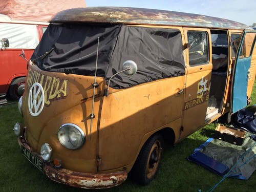 VW T1 Cover Split Screen Window Wrap Black out Blind Splitty Eyes Frost Curtain - Picture 2 of 3