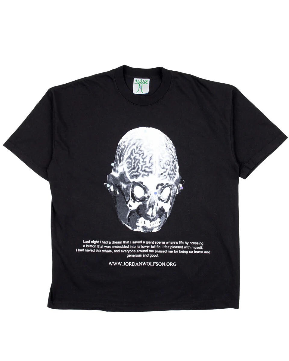 Online Ceramics x Jordan Wolfson Art Black Body Sculpture T-Shirt NEW Sealed