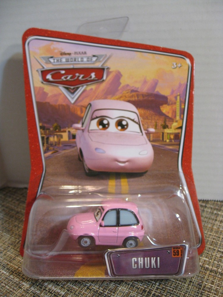 Disney Cars - World of Cars - Diecast Vehicle - Chuki - Pink - Collector #59