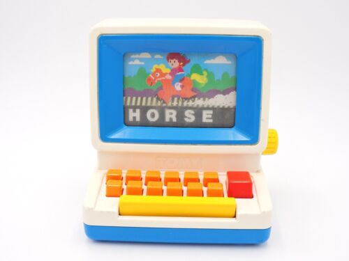 TOMY Tutor Play Computer 1986 vintage WORKS Learning educational toy PC - Picture 4 of 4