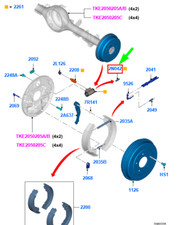 Cylindre de roue Ford RANGER