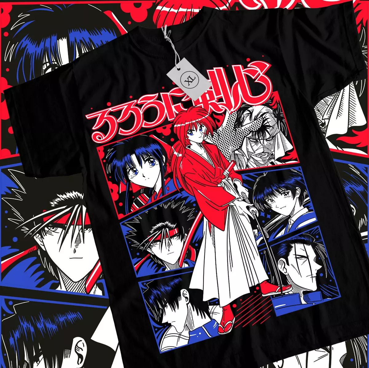 Rurouni Kenshin Tshirt - Aoshi Battousai Anime Poster Essential T-Shirt  for Sale by eckstromvan