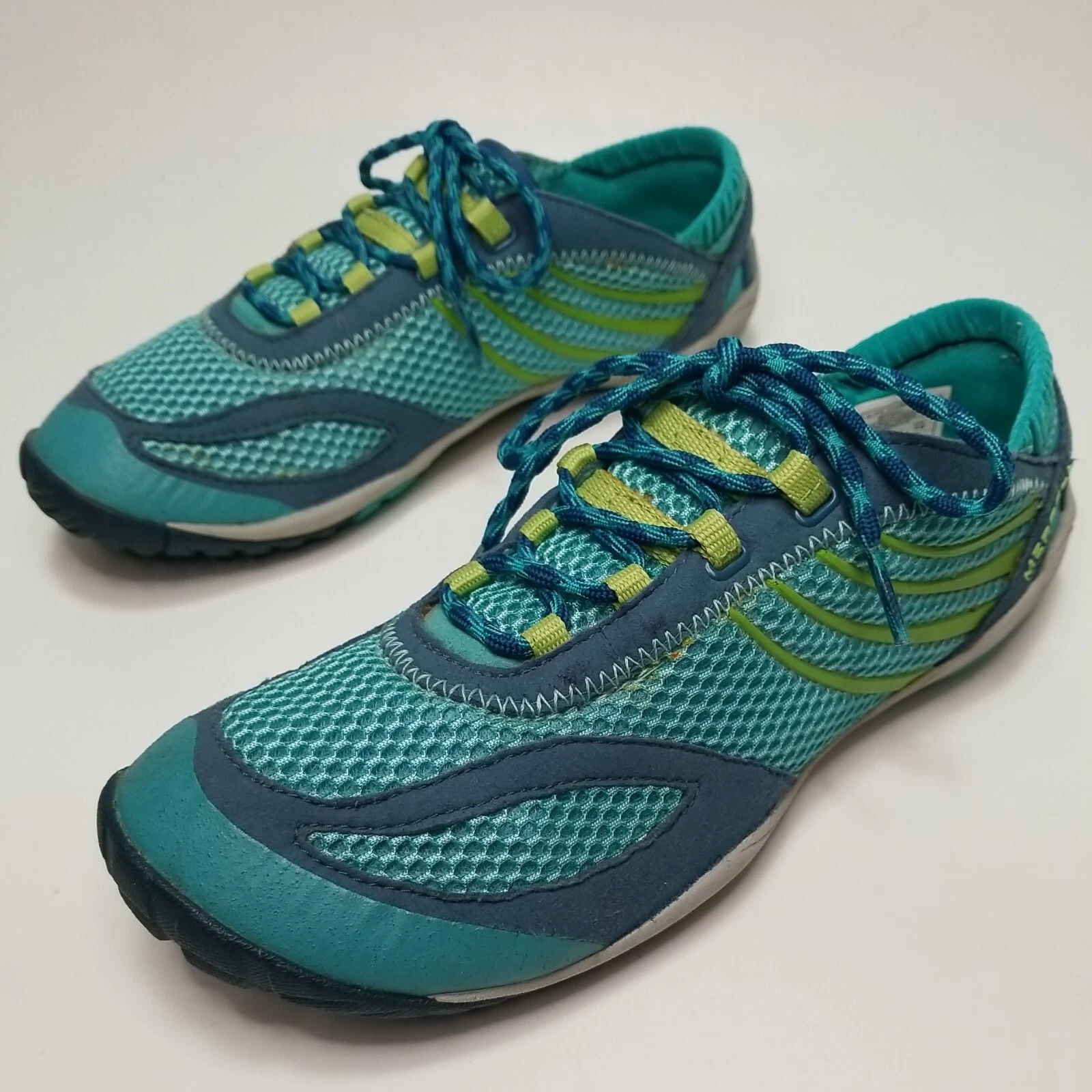 Merrell Pace Glove Barefoot Trail Women's shoes size 7.5 Caribbean Sea